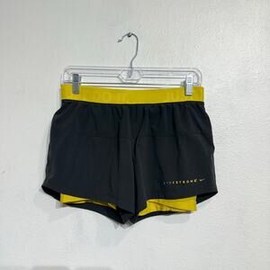 Nike Black Live Strong Running Shorts Sz S